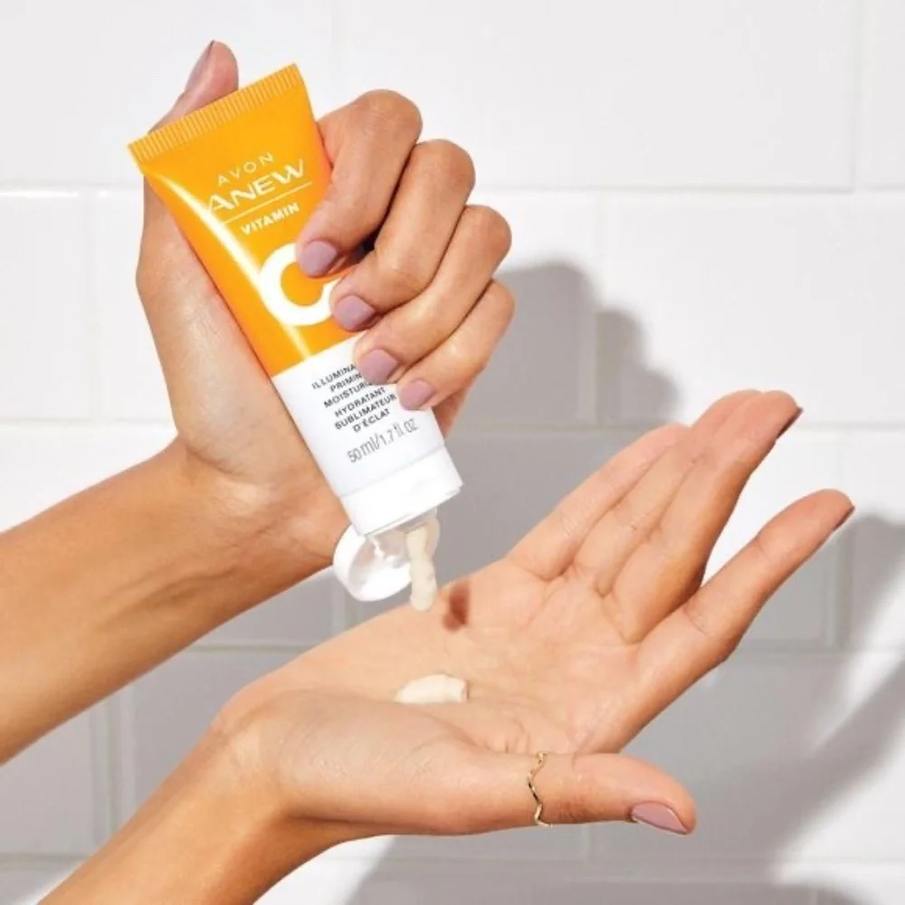 *AVON* Anew Vitamin C Illuminating Priming Moisturizer Size 1.7 fl. oz.